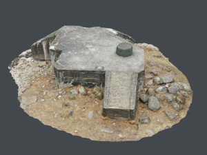 3d scanned bunker a Modèle 3D