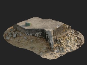 3d scanned bunker a Modèle 3D