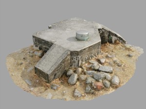 3d scanned bunker a Modèle 3D