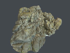 3d scanned rock cliff l 3D Model