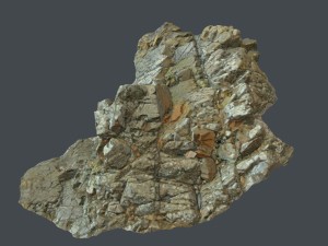 3d scanned rock cliff o 3D Model