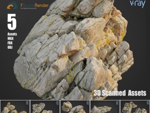 cliff pack c bundle 3Dモデル
