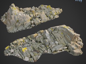 cliff pack c bundle Model 3D
