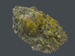 3d scanned rock cliff p 3D-Modell