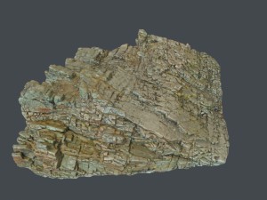 3d scanned rock cliff q 3D मॉडल