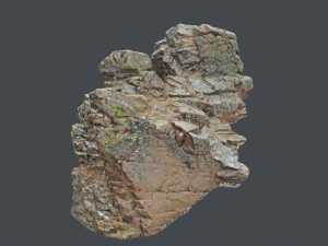 3d scanned rock cliff s 3D-Modell