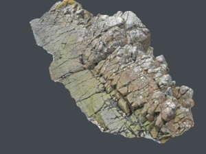 3d scanned rock cliff t Model 3D