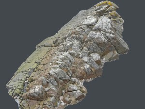 3d scanned rock cliff t Model 3D