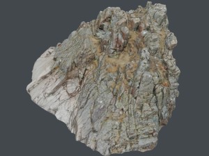3d scanned rock cliff w 3D-Modell