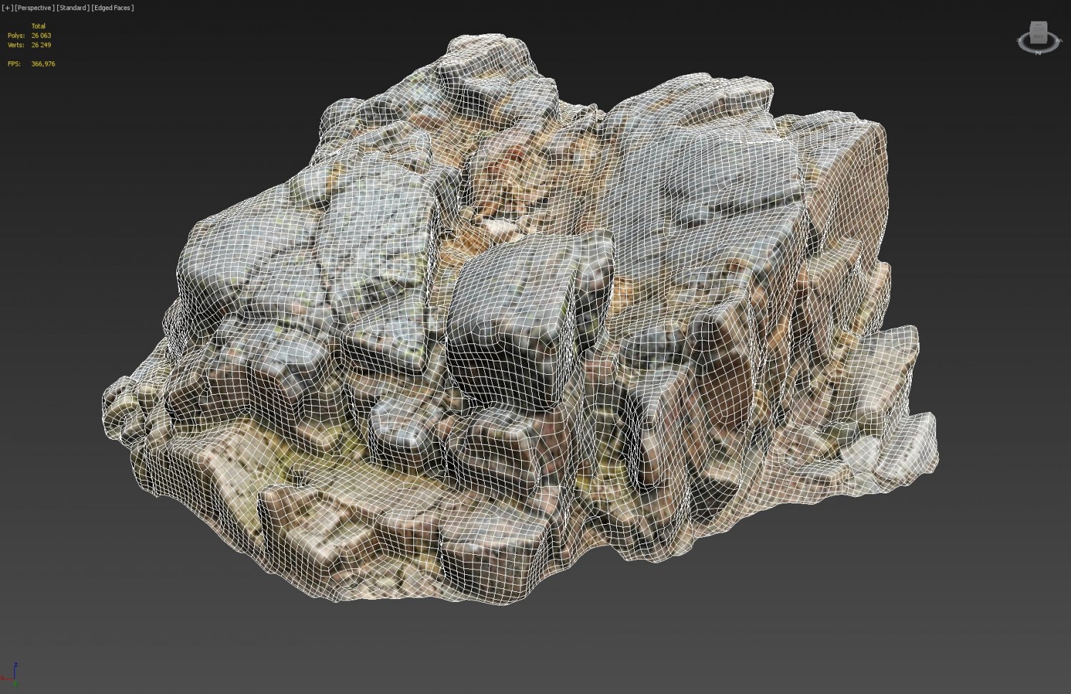 3d Scanned Rock Cliff Y 3d Model In Environment 3dexport