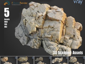 cliff pack e bundle 3Dモデル