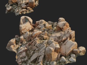 cliff pack f bundle 3D 模型