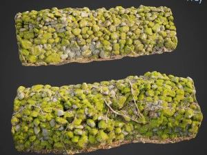paquete de pared de piedra b Modelo 3D