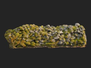 paquete de pared de piedra b Modelo 3D
