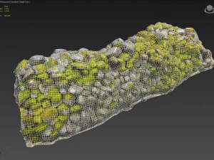 paquete de pared de piedra b Modelo 3D