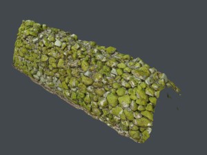 stone wall bundle b 3D Model