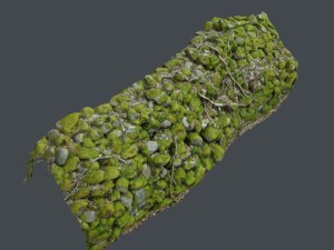 stone wall bundle b 3D Model