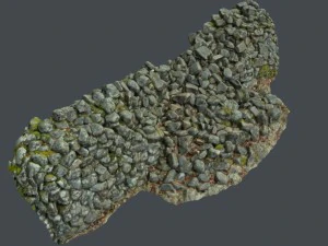 paquete de pared de piedra b Modelo 3D