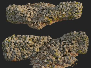 paquete de pared de piedra b Modelo 3D