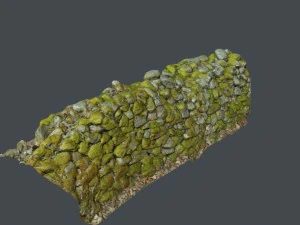 paquete de pared de piedra b Modelo 3D