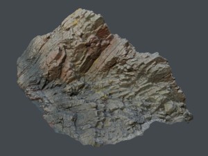 3d scanned rock cliff i2 Modelo 3D