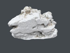 3d scanned rock cliff d snow 3D Model