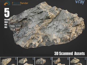 cliff pack g bundle 3Dモデル