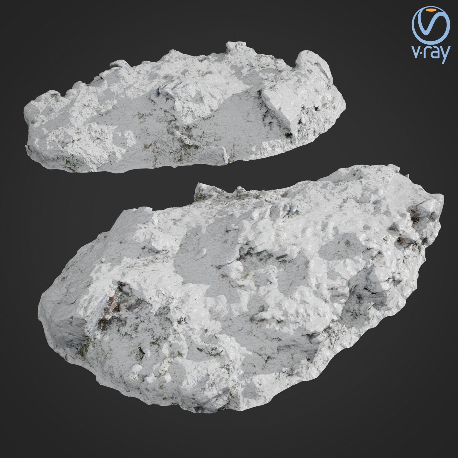 Cliff Pack A Snow Bundle 3d Model In Environment 3dexport