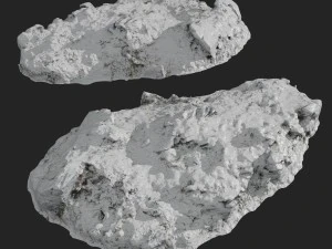 Klippe packe ein Schneeb&uuml;ndel 3D Modell