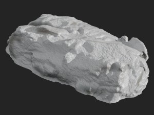 3d scanned rock cliff g snow 3D 模型