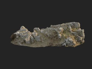 3d scanned rock cliff k2 3D Model