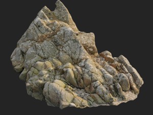 3d scanned rock cliff l2 3D-Modell
