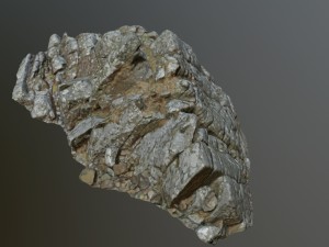 3d scanned rock cliff l2 3D-Modell