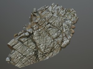3d scanned rock cliff l2 3D-Modell