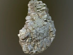 3d scanned rock cliff n2 3D Model