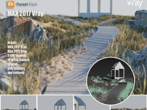 beach scene a 3D Model