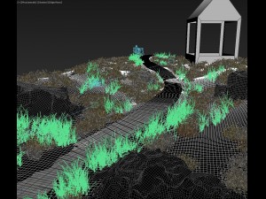 beach scene a 3Dモデル