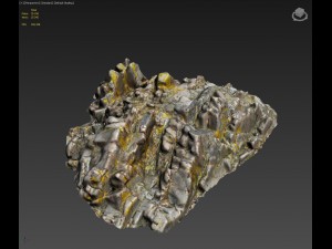 3d scanned rock cliff p2 Model 3D