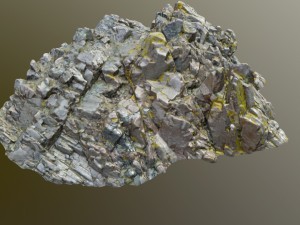 3d scanned rock cliff p2 Model 3D