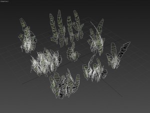 nordic forest plant c 3D 모델