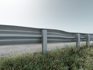 road fence kit a 3D Модель