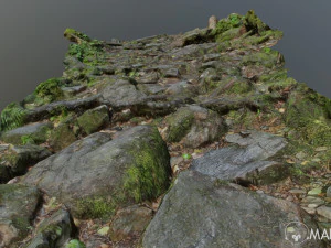 ground stones c 3D Model