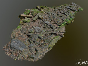 ground stones c 3D-Modell