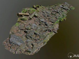 ground stones c 3D Model
