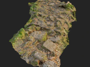 ground stones c 3D Model