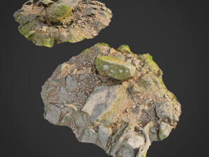 ground stones d 3D Model
