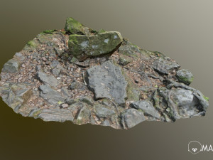 ground stones d 3D 모델