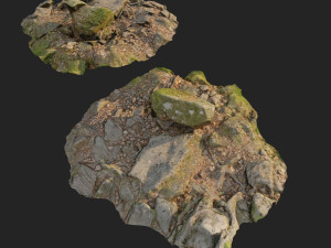 ground stones d 3D 모델
