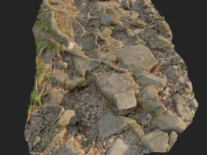 ground stones f 3D Model
