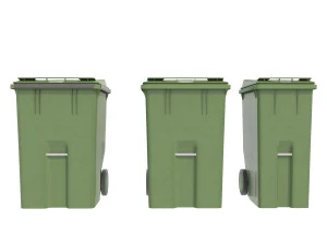 कचरे का डब्बा 3D मॉडल